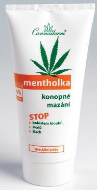 Mentholka - konopné mazání gel 200g